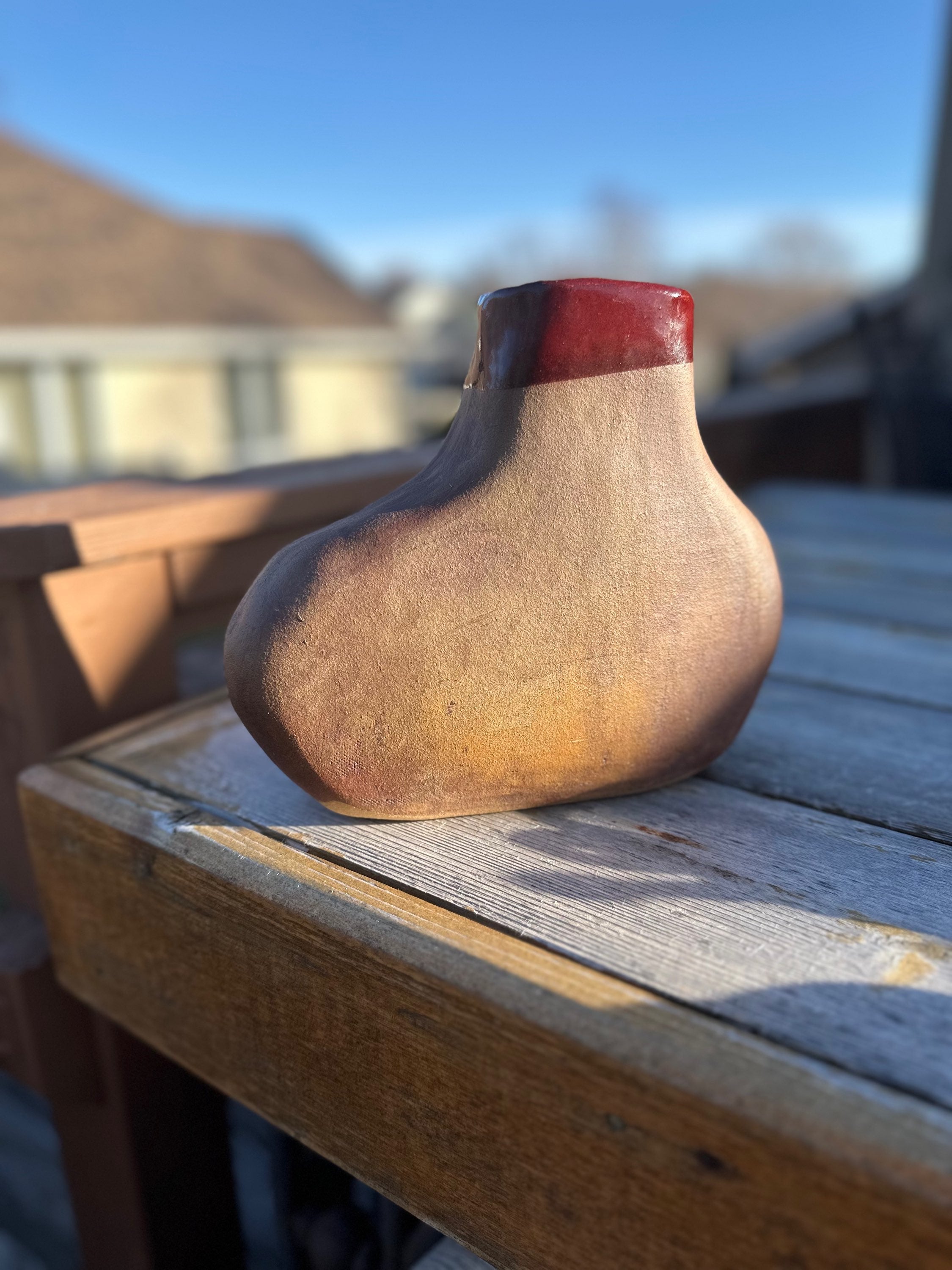 Iron washed Vase image 2