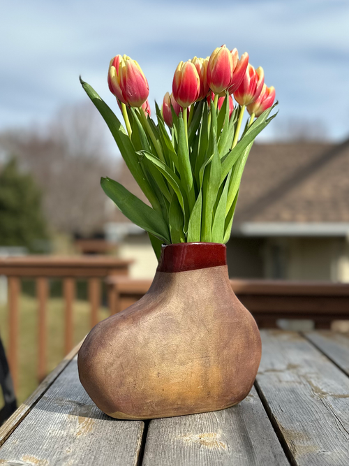 Iron washed Vase image 0
