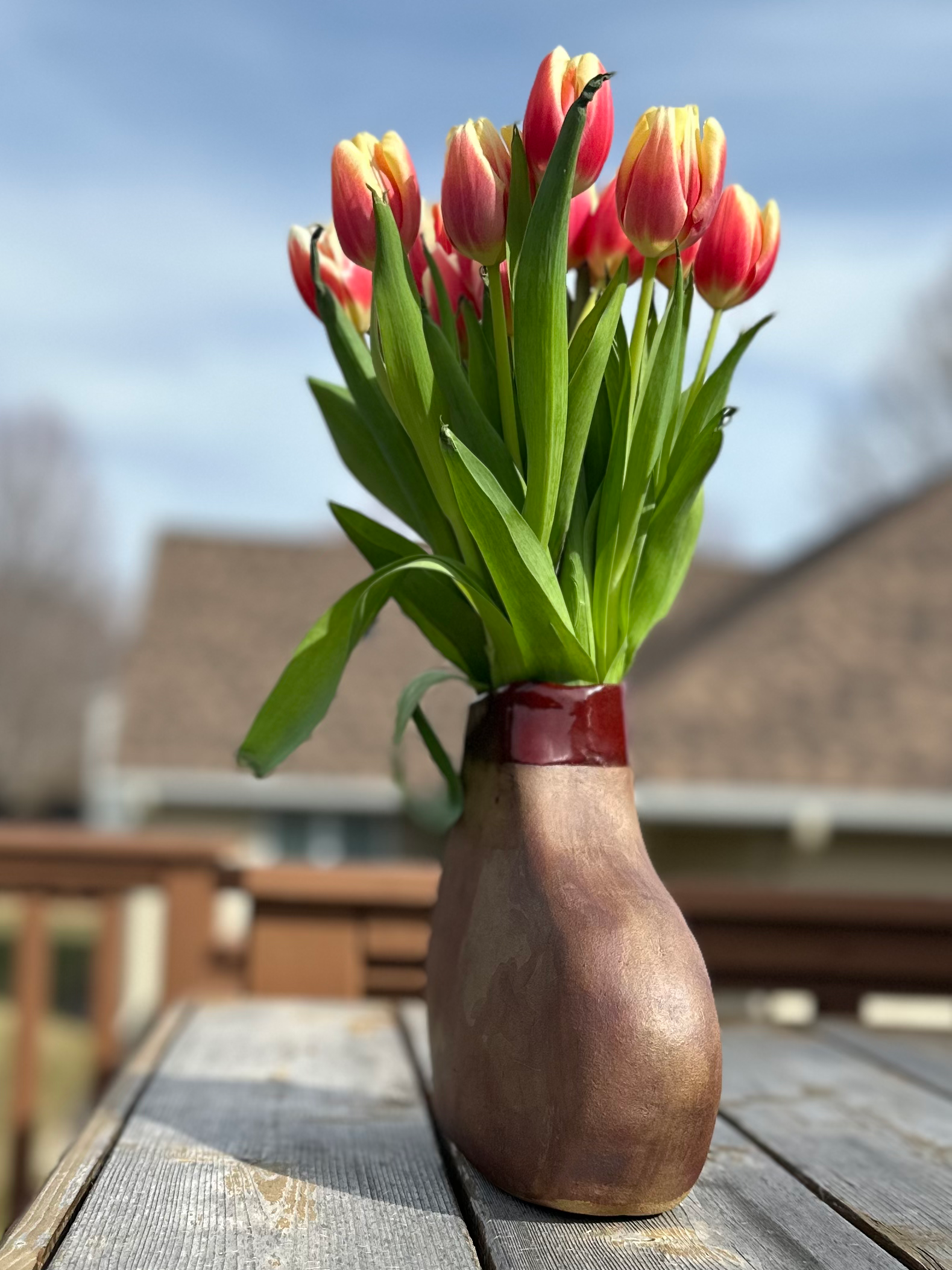 Iron washed Vase image 3
